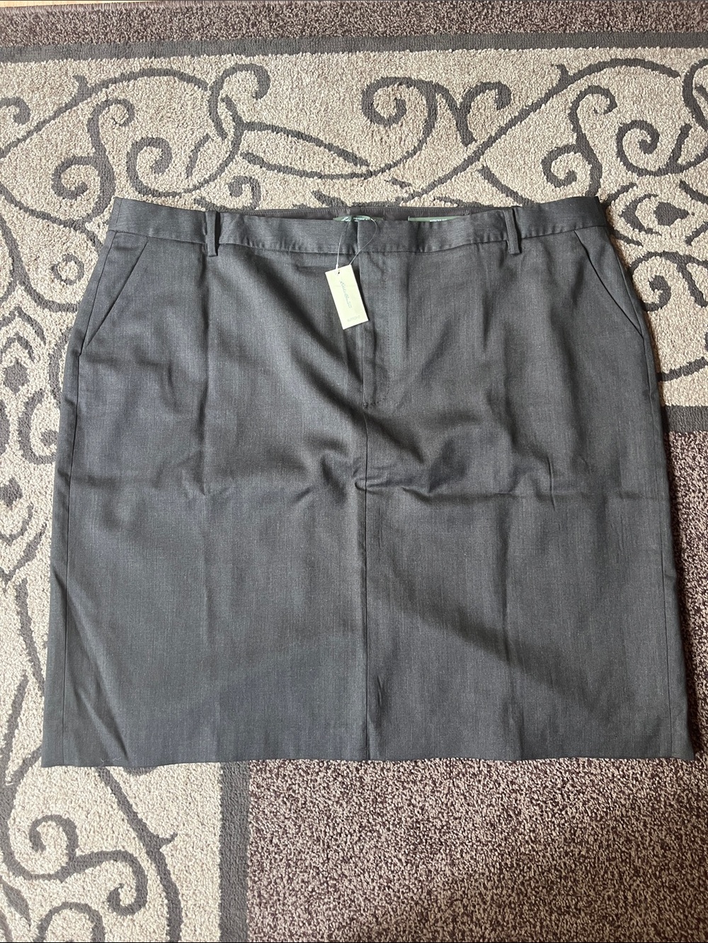 Eddie Bauer Dark Charcoal Pencil Skirt